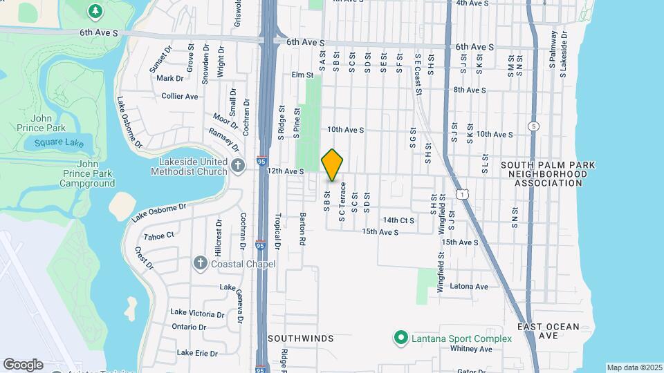 1218 S B St Map and Location Details