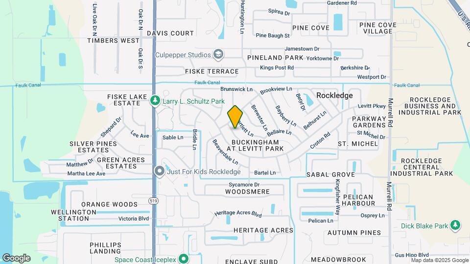 958 Beechfern Ln Map and Location Details
