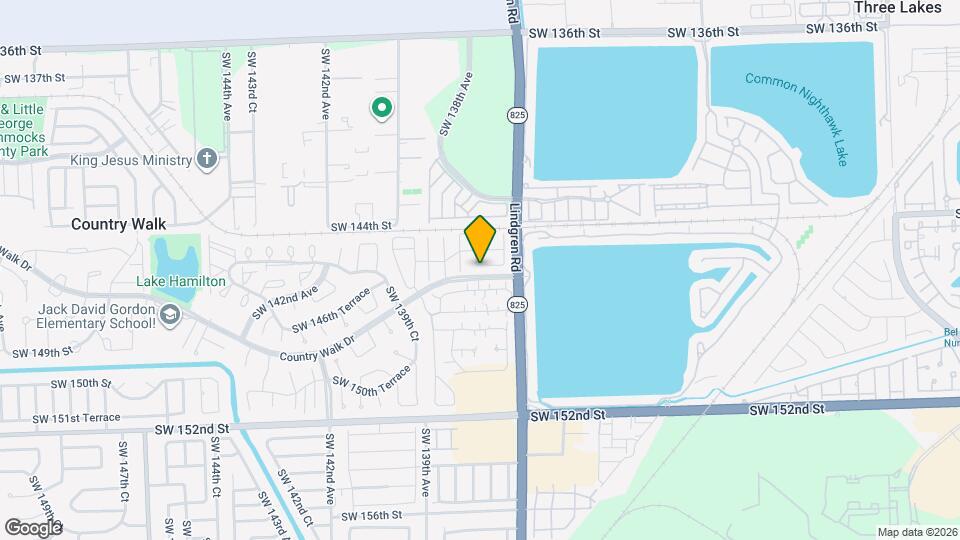 13772 SW 145th Terrace Map and Location Details