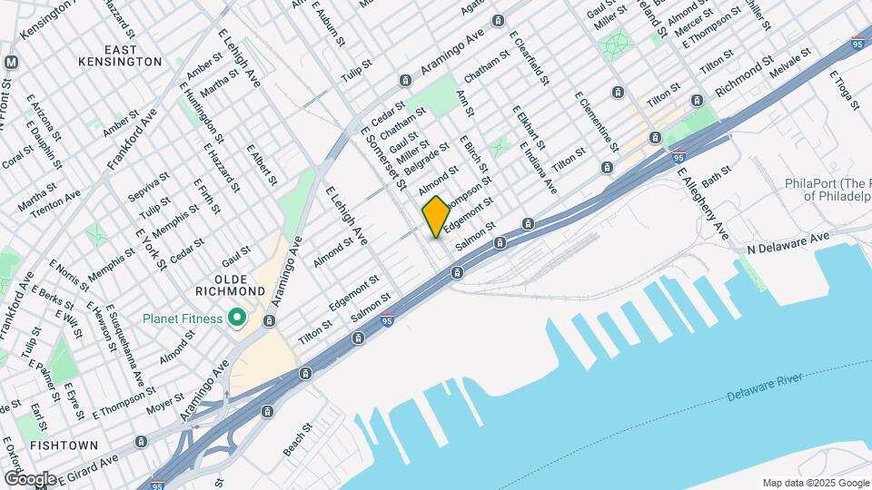 2704 E Somerset St, Unit 1st FL Map and Location Details