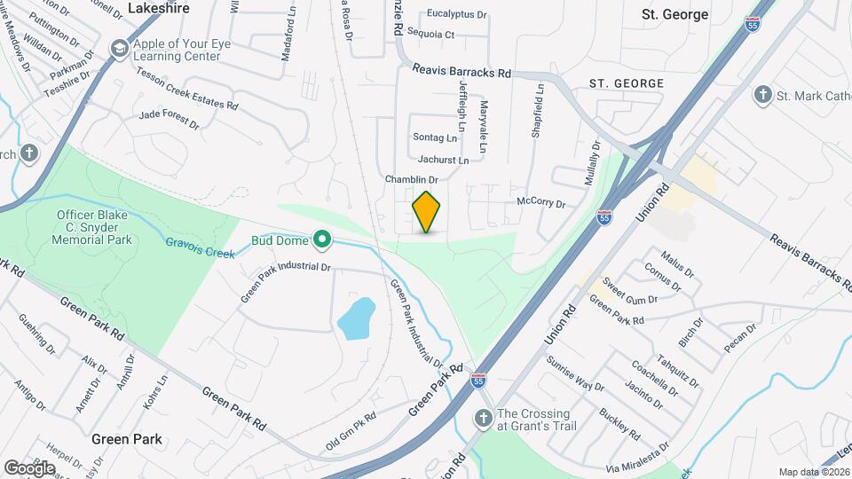 9530 Hyde Park Dr, Unit Apt. B Map and Location Details