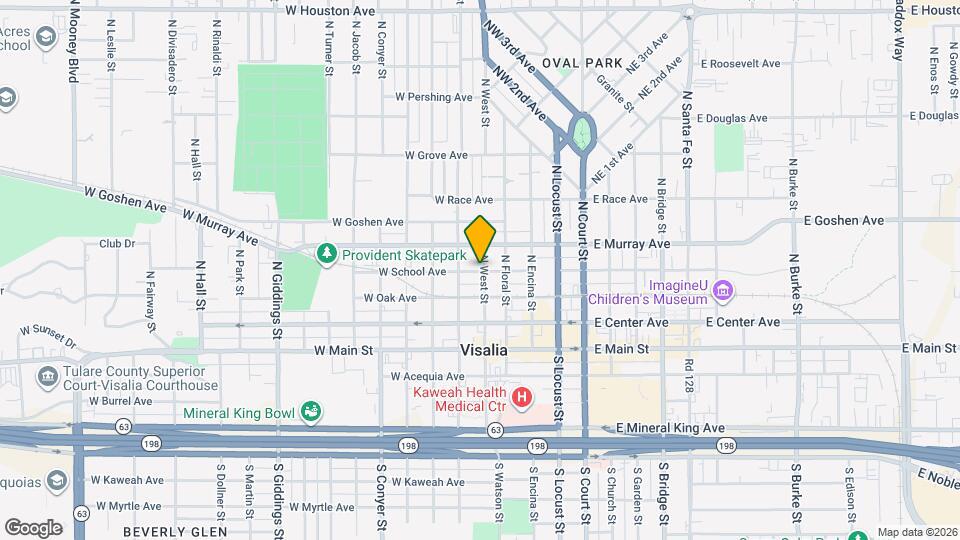 500 W School Ave Map and Location Details