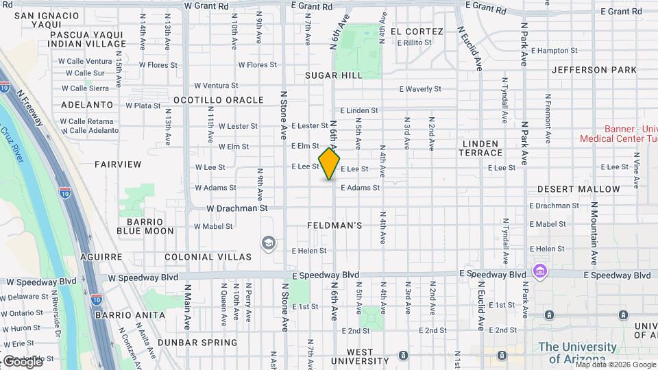 1501 N 6th Ave Mapa y Detalles de la Ubicación