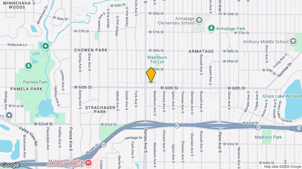 3008 W 60th St Map and Location Details