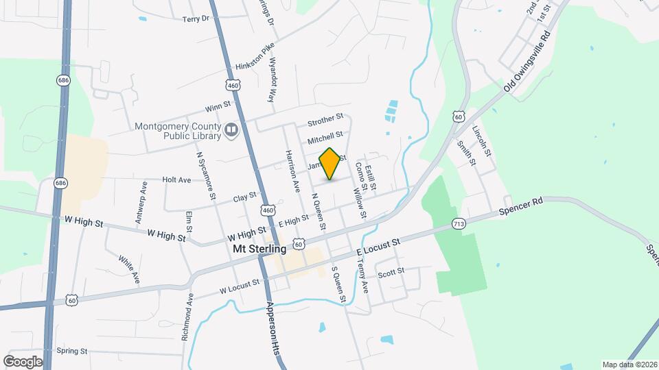 212 Montgomery Ave Map and Location Details