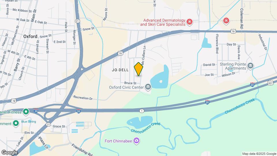 424 McCullars Ln Map and Location Details