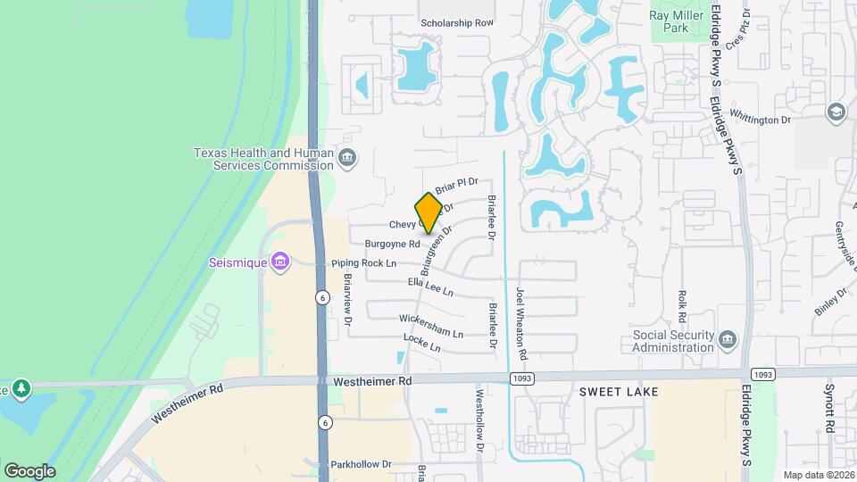2114 Briargreen Dr Map and Location Details