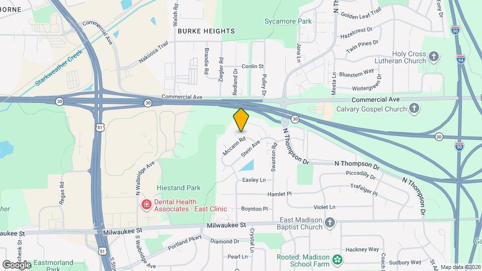 4550 Mccann Rd Map and Location Details