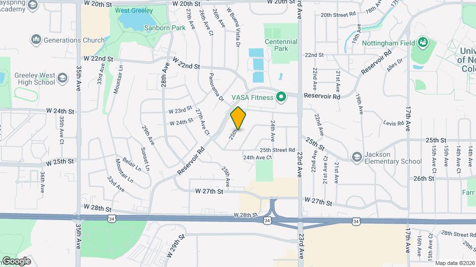 2446 25th Ave Map and Location Details