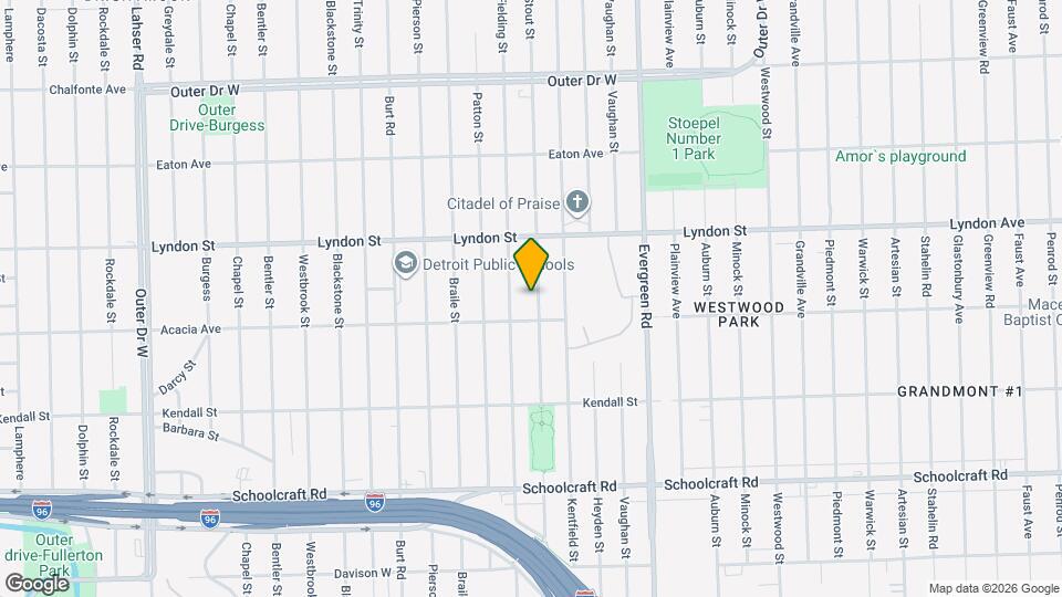 14345 Stout St Map and Location Details