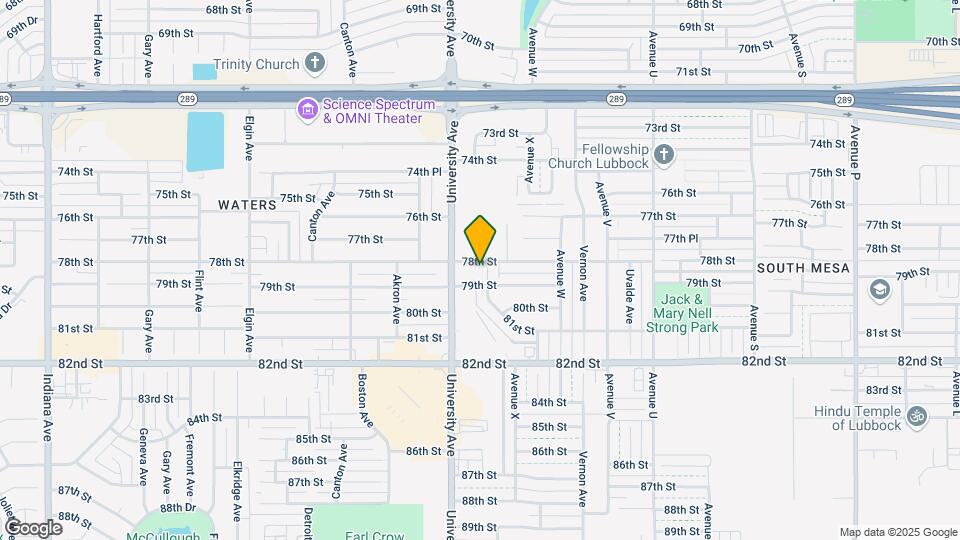 7804 Avenue X Map and Location Details