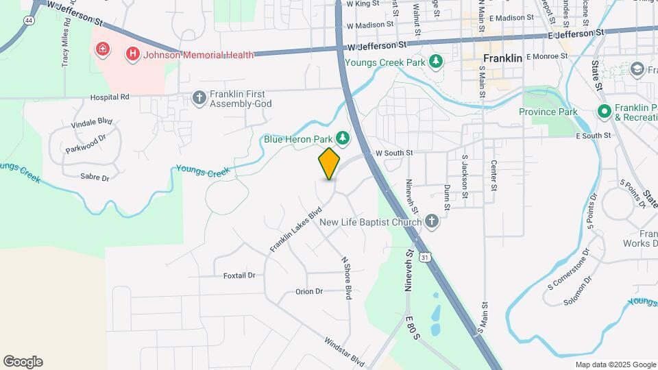 748 Franklin Lakes Blvd Mapa y Detalles de la Ubicación