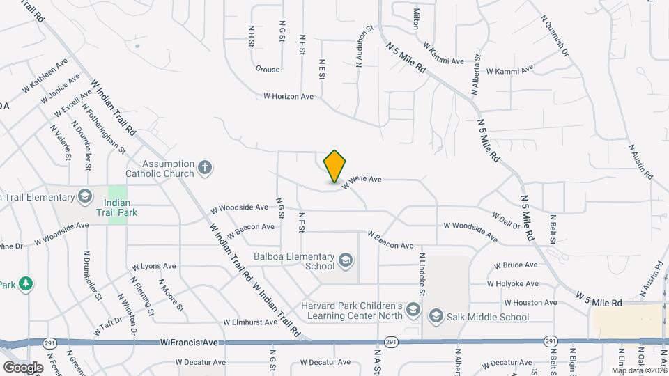 3010 W Weile Ave Map and Location Details
