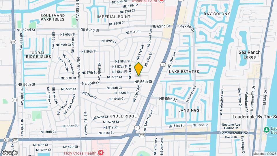 5621 NE 22nd Ave Map and Location Details