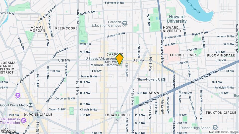 1911 13th St NW Map and Location Details
