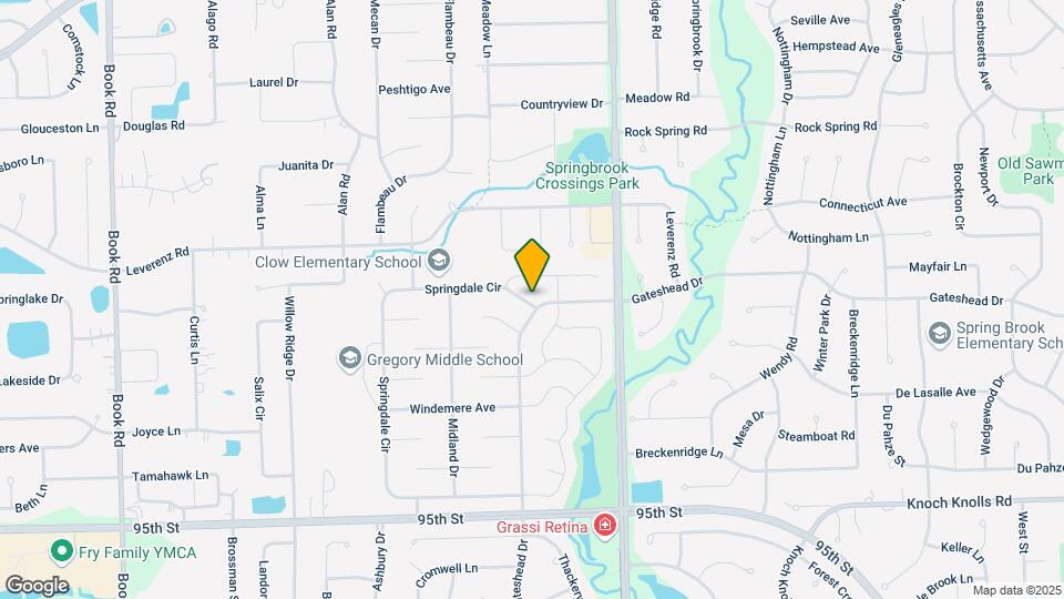 1217 Springdale Cir Map and Location Details