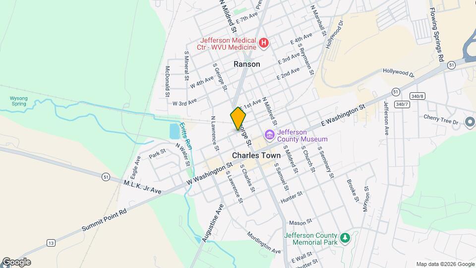 111 W North St Map and Location Details