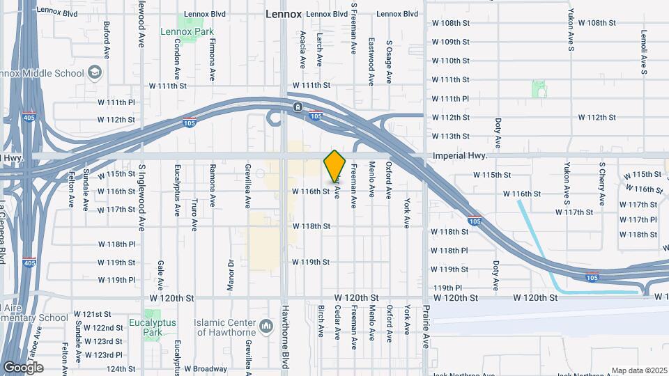 11535 Cedar Ave Map and Location Details