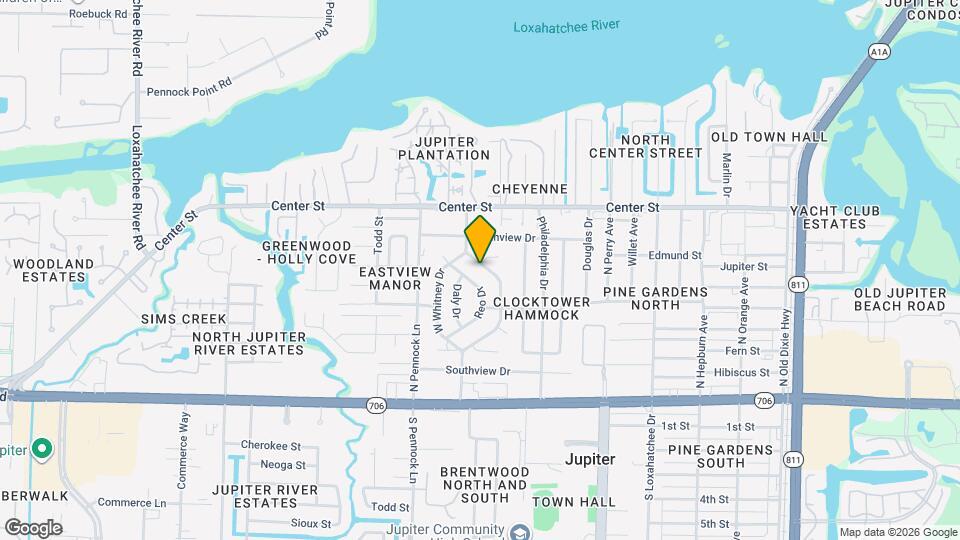 516 E Whitney Dr Map and Location Details