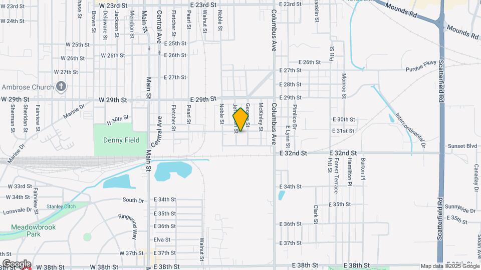 713 E 31st St Map and Location Details