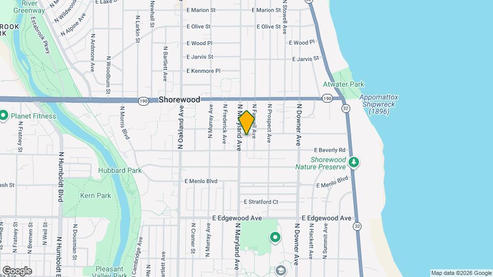 3822-3824-3824 N Maryland Ave Map and Location Details