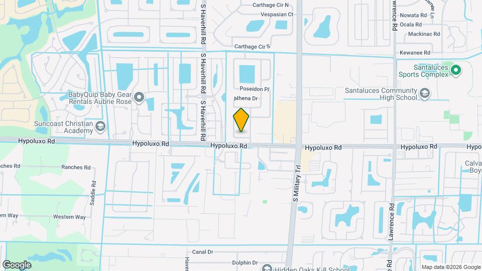 4870 Poseidon Pl, Unit 1 Bedroom 0409 Map and Location Details