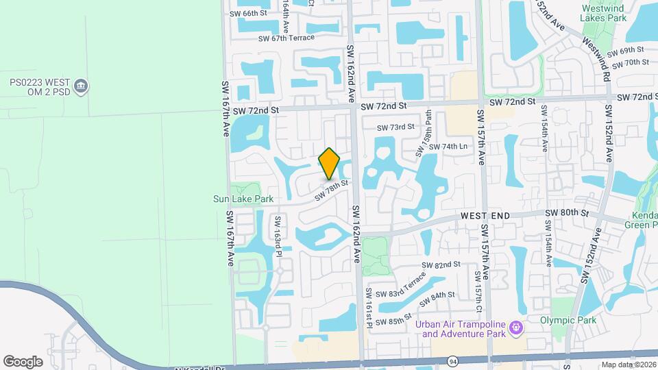 16280 SW 77th Terrace Map and Location Details