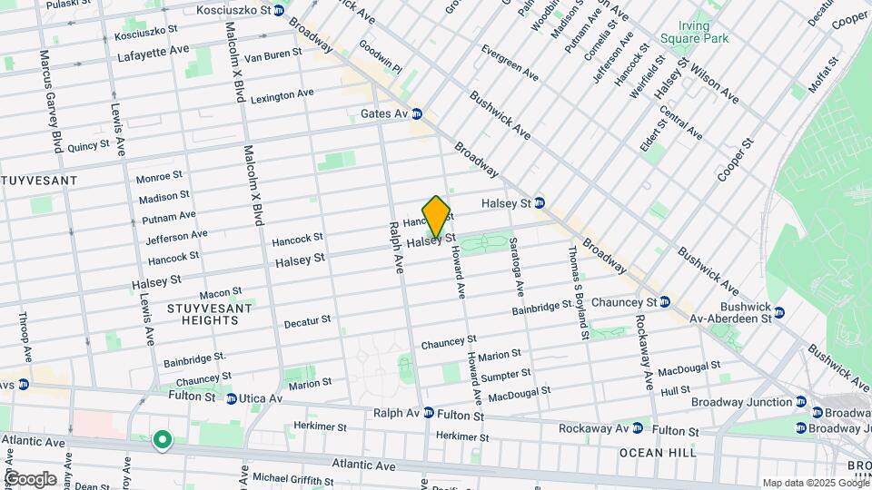 818 Halsey St, Unit 2 Map and Location Details
