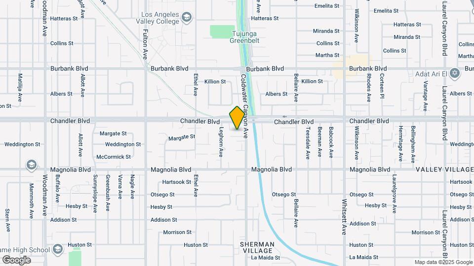 5323 Coldwater Canyon Ave Map and Location Details