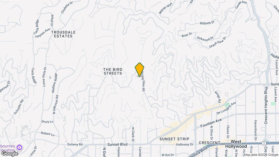 8811 Rising Glen Pl Mapa y Detalles de la Ubicación