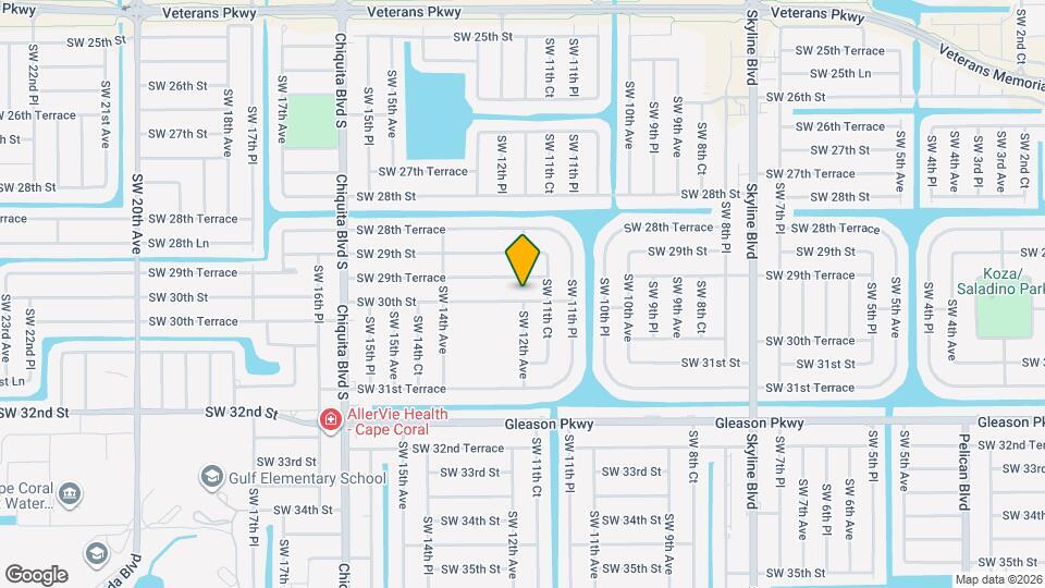 1201 SW 30th St Map and Location Details