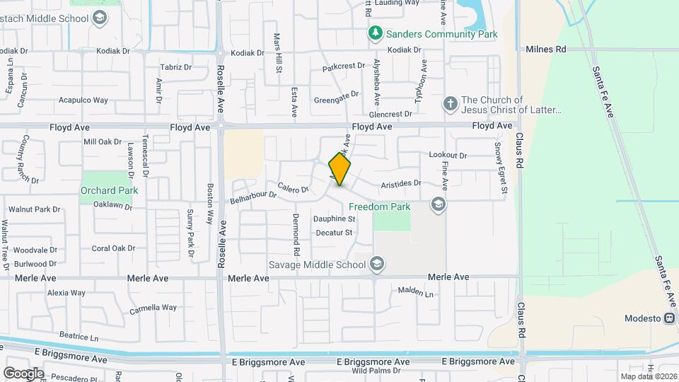 3308 Sharon Ave Mapa y Detalles de la Ubicación