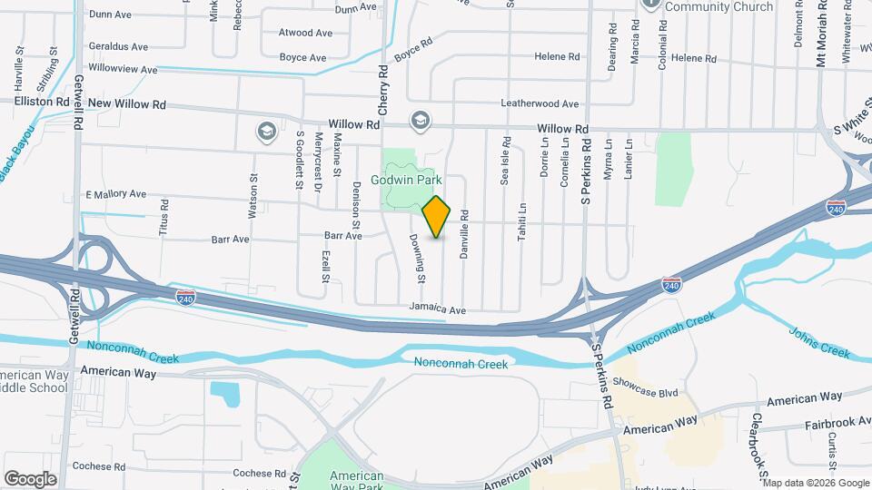 1849 Dearing Rd Map and Location Details