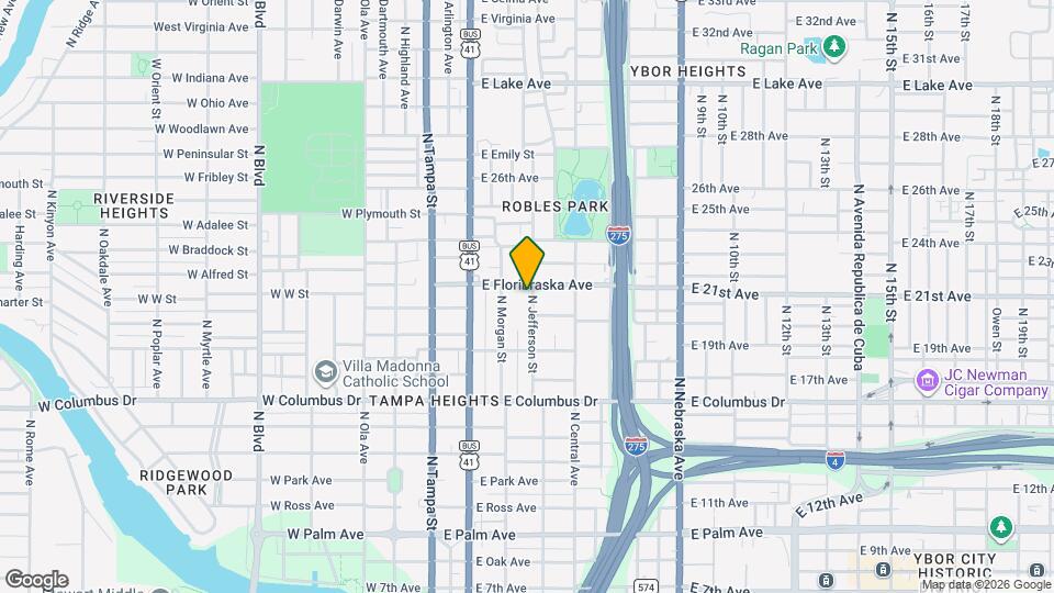 2910 N Jefferson St Map and Location Details