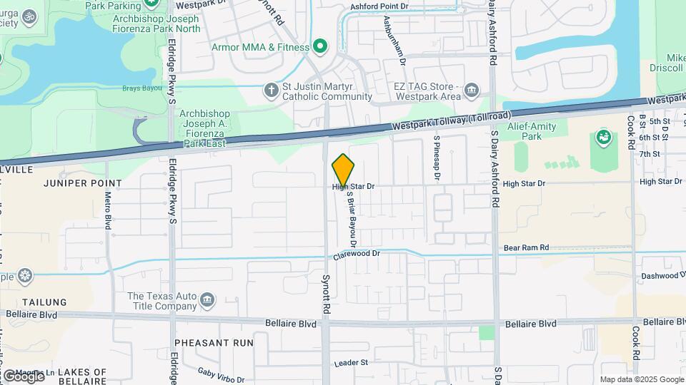 6310 S Briar Bayou Dr Map and Location Details