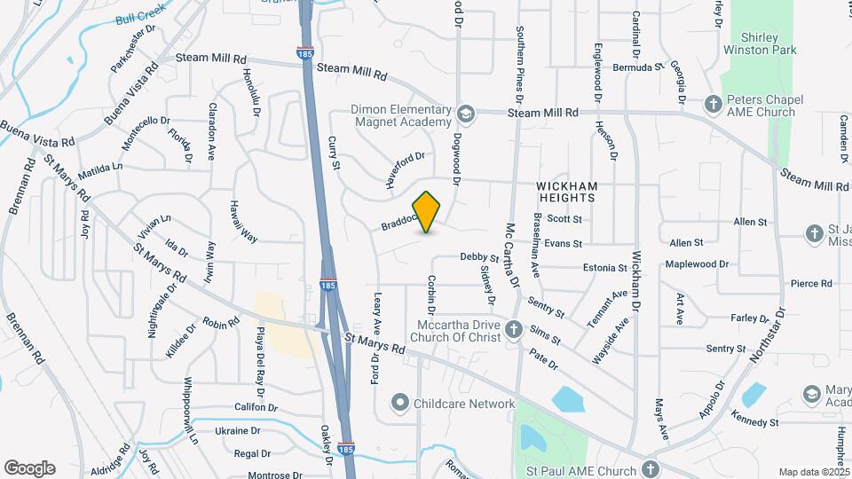 4151 Montclair Dr Map and Location Details