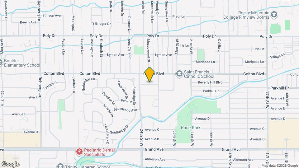 Colton Heights Apartments Map and Location Details