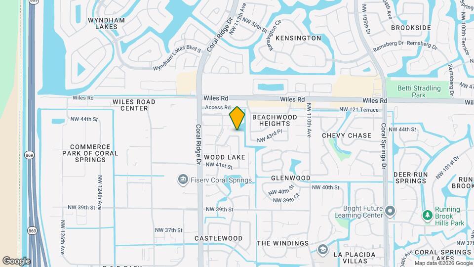 11401 NW 43rd St, Unit 11401-1B Map and Location Details