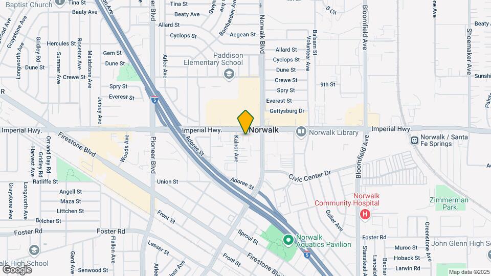 12122 Imperial Hwy Map and Location Details