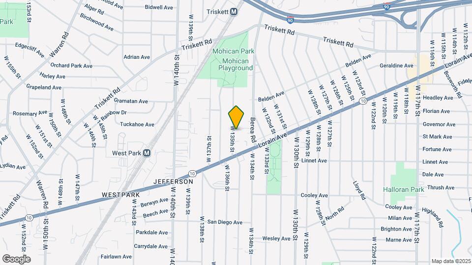 3463 W 135th St Map and Location Details