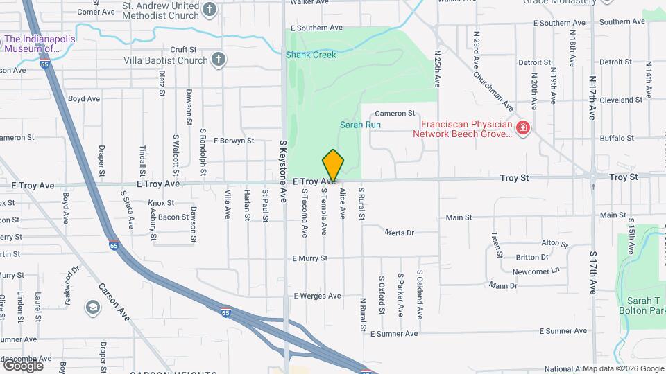 2611 E Troy Ave, Unit 2611 Mapa y Detalles de la Ubicación