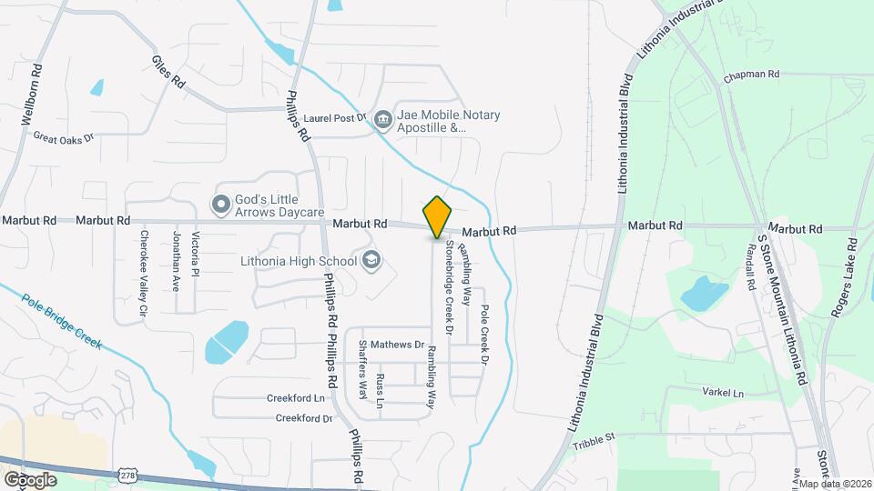 2761 Rambling Way Map and Location Details