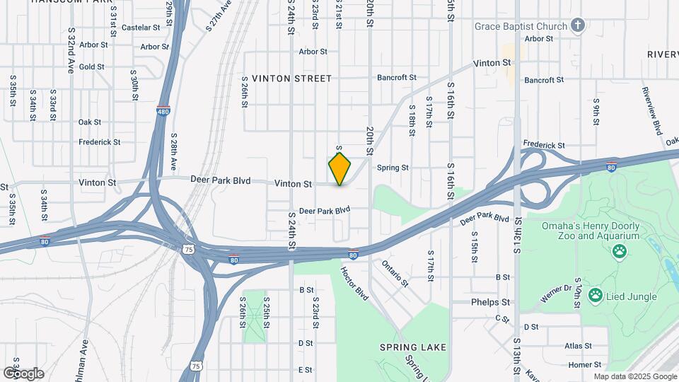 Vinton Street Apartments Map and Location Details