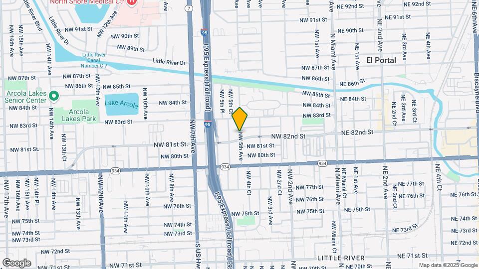 8162 NW 5th Ave Map and Location Details