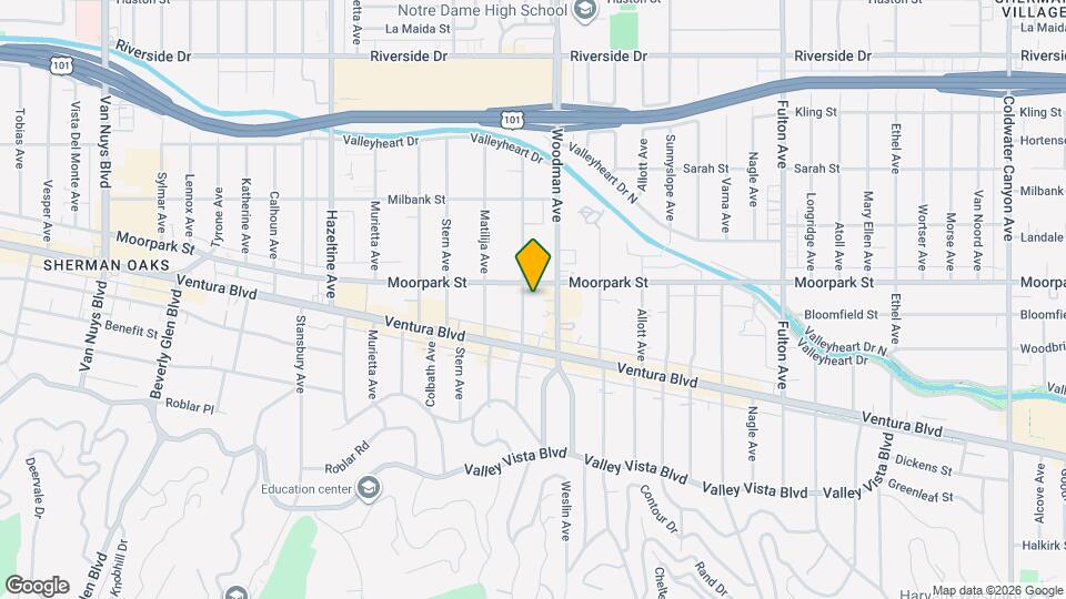 4348 Mammoth Ave Map and Location Details