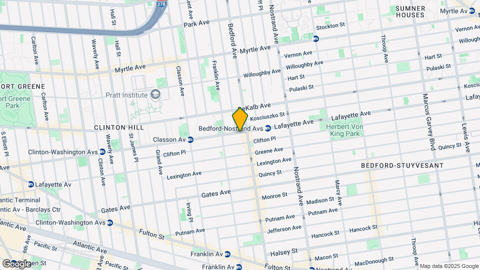 484 Lafayette Avenue Mapa y Detalles de la Ubicación