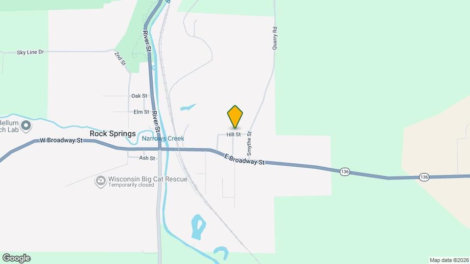 402 Hill St Map and Location Details