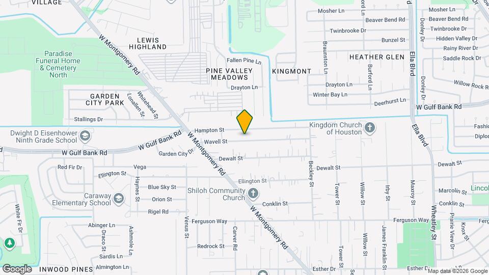 2222 Wavell St Map and Location Details