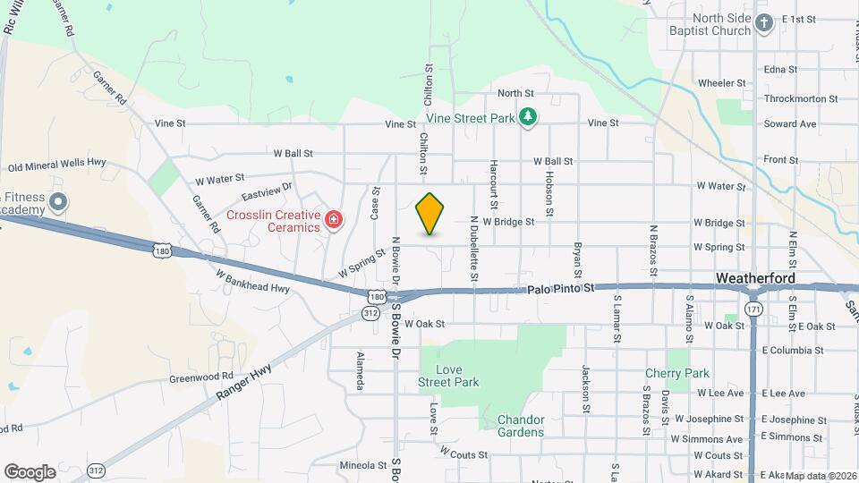 1112 W Spring St Map and Location Details