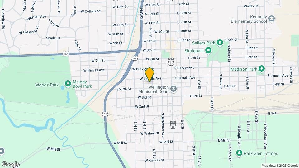 216 S F St Map and Location Details